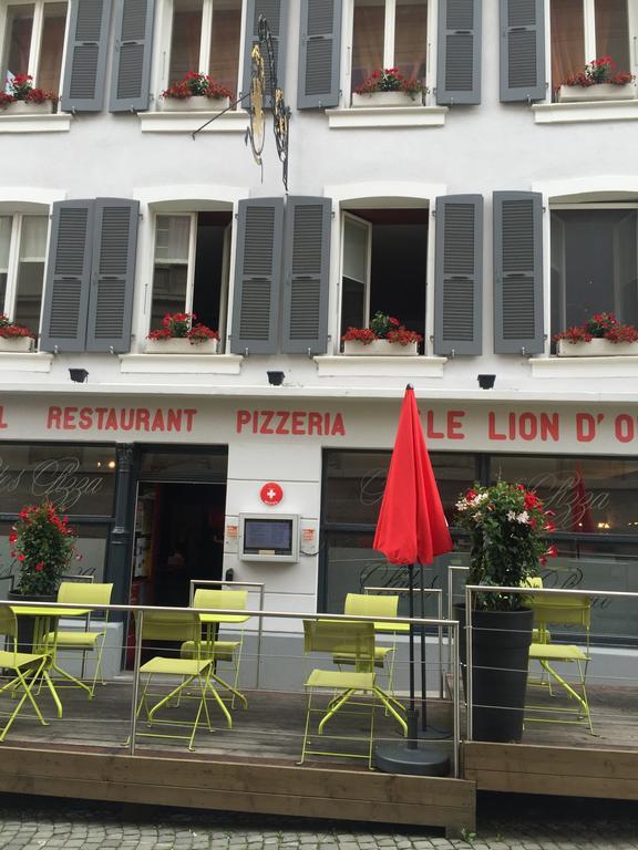 Hotel-Restaurant Le Lion D'Or Porrentruy Exteriör bild