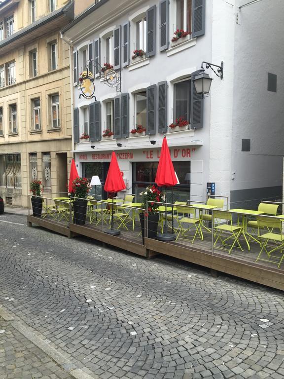 Hotel-Restaurant Le Lion D'Or Porrentruy Exteriör bild